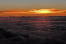 Sundowner im Flieger